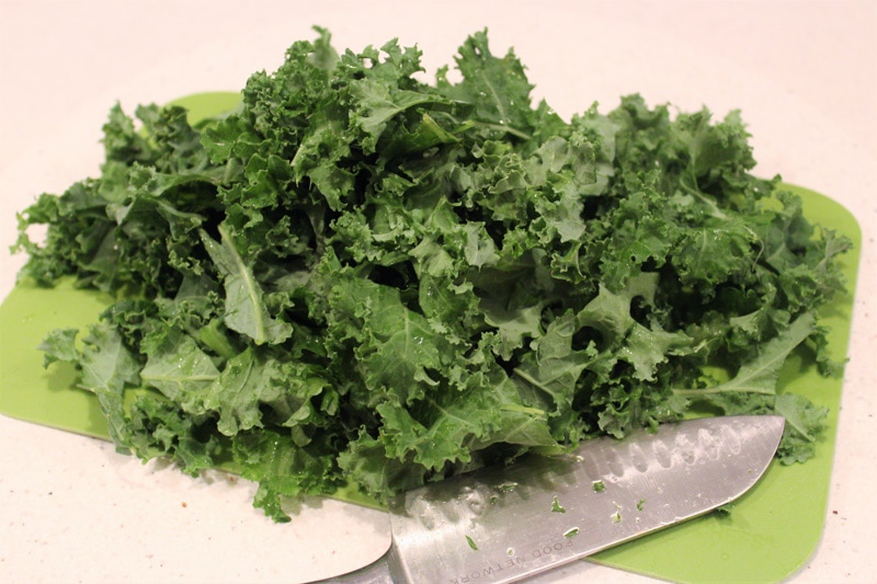 chopped kale