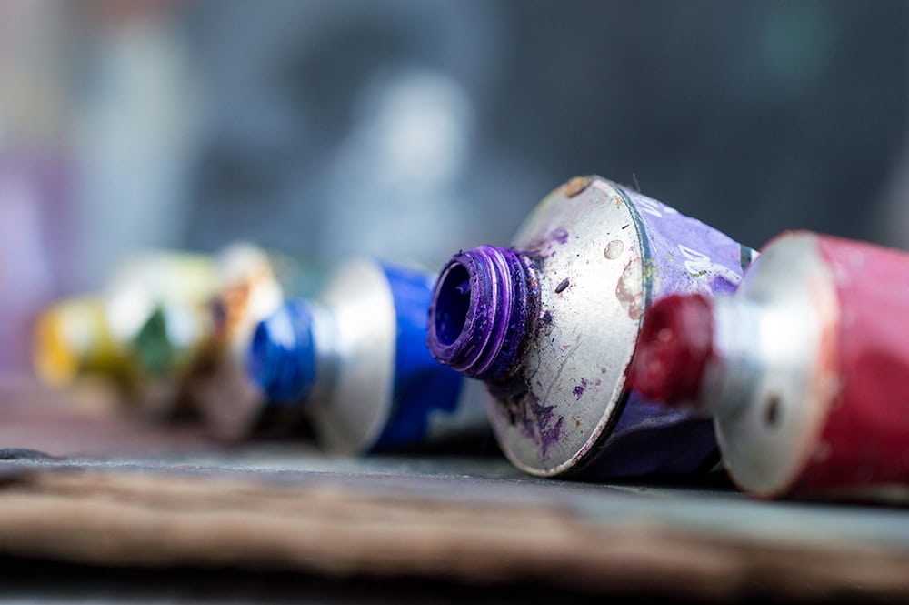 tempera paint tubes