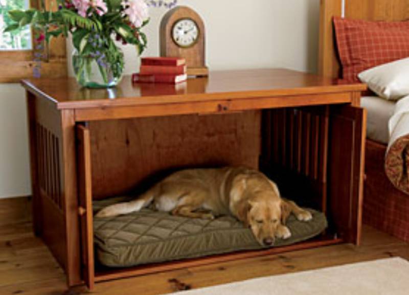 DIY How to Make Side Tables Into Dog Beds