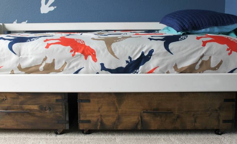 DIY Under Bed Storage