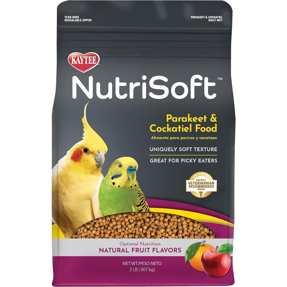 Kaytee NutriSoft Parakeet & Cockatiel Bird Food 