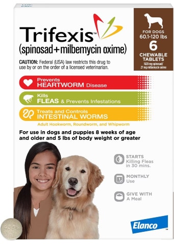 Trifexis Chewable Tablet for Dogs