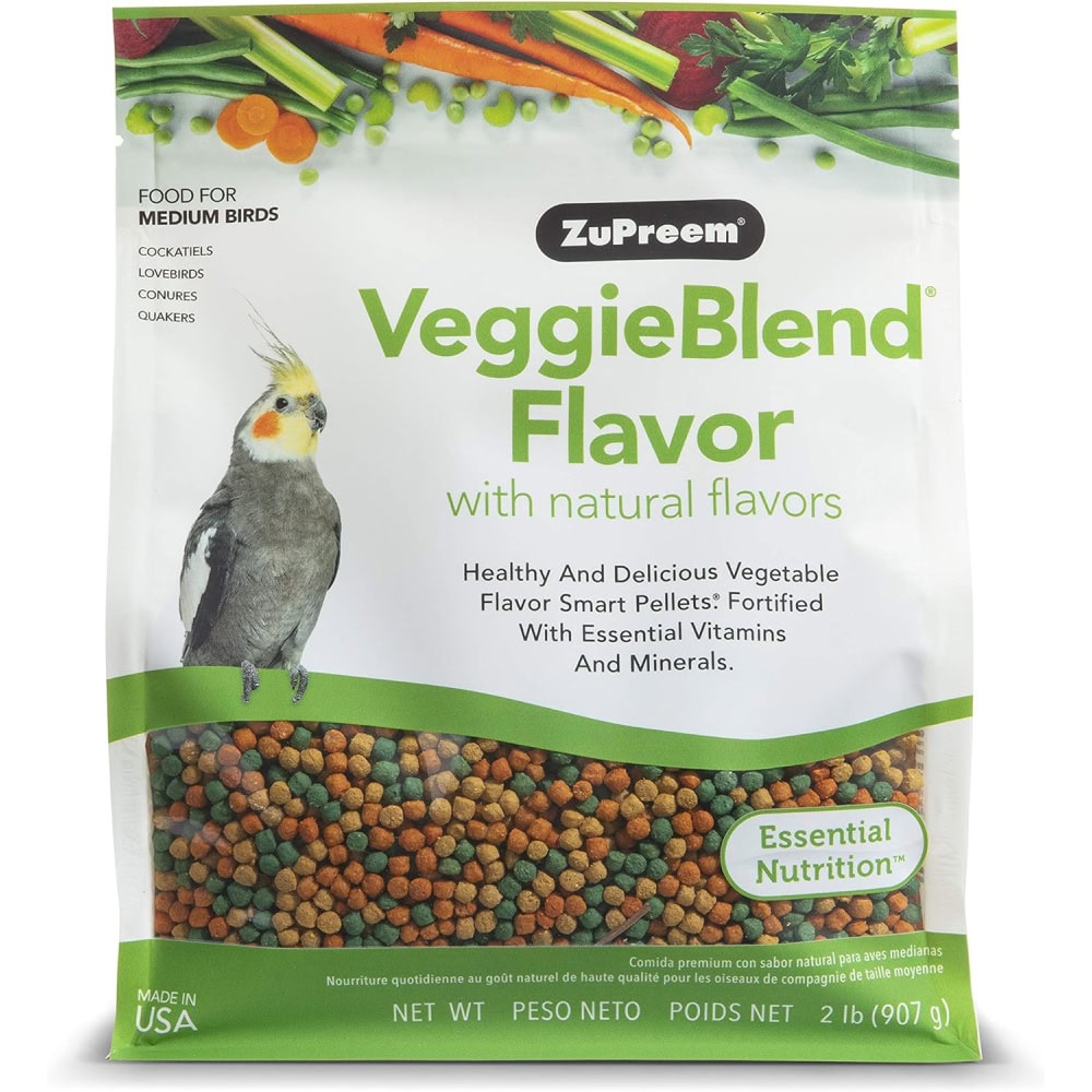 ZuPreem VeggieBlend Smart Pellets Bird Food 