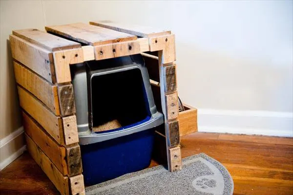 pallet litter box