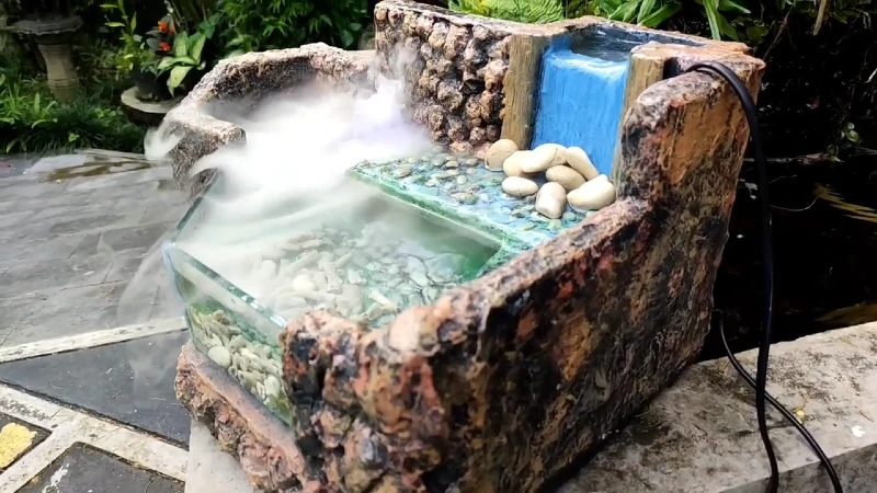 Cheap, Painted Styrofoam Aquarium