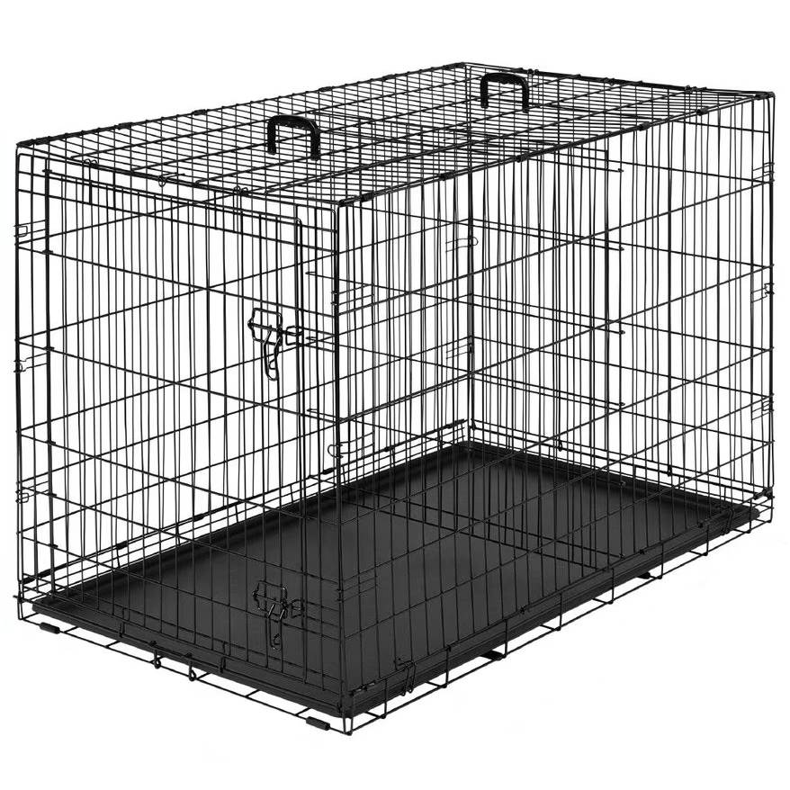 Frisco Fold & Carry Single Door Collapsible Wire Dog Crate
