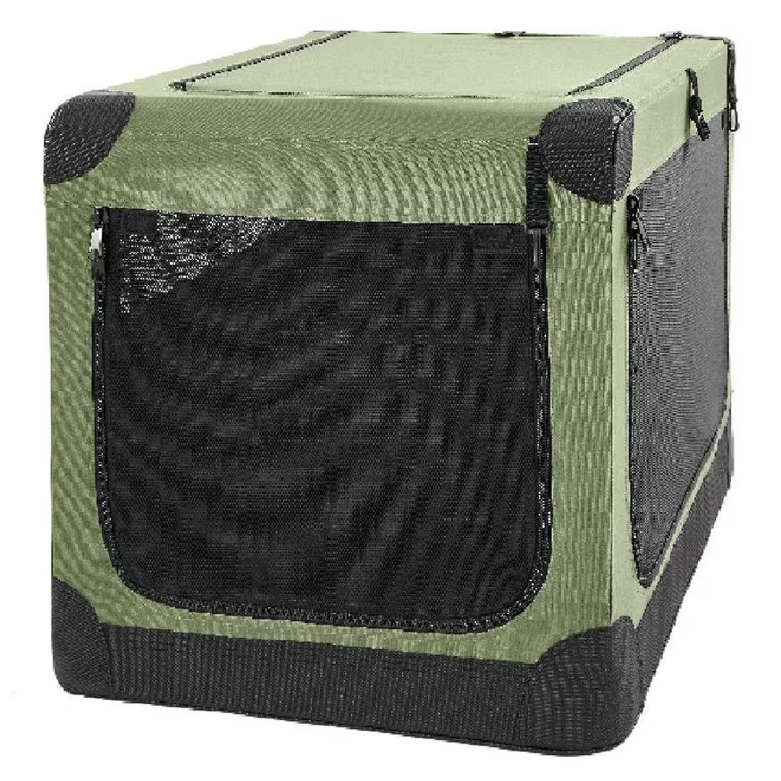 Frisco Indoor & Outdoor 3-Door Collapsible Soft-Sided Pet Crate