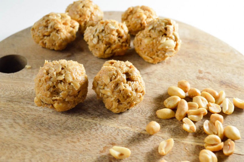 Honey Oat Peanut Butter Dog Treats
