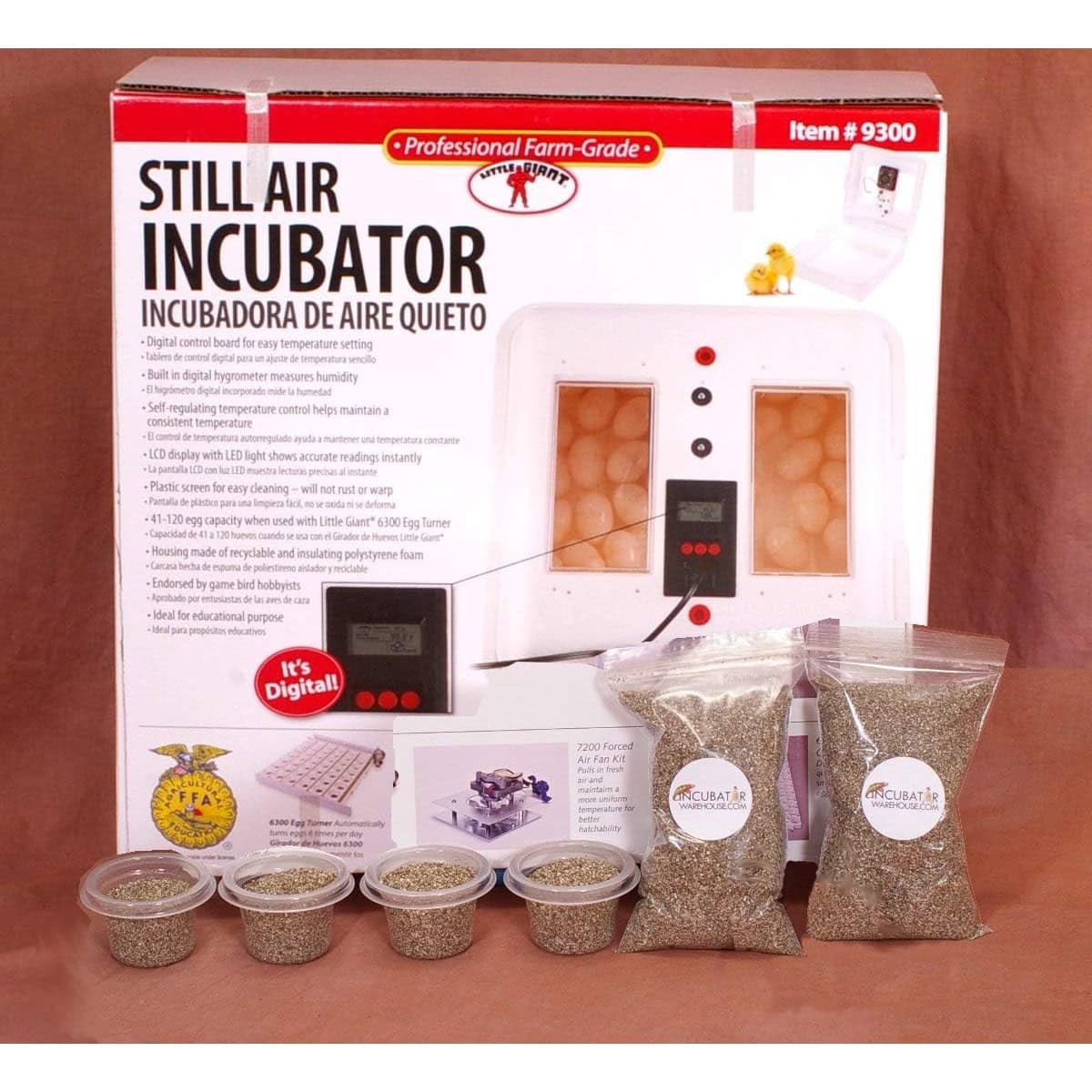 Little Giant 9300 Still Air Egg Incubator Kit for Reptiles