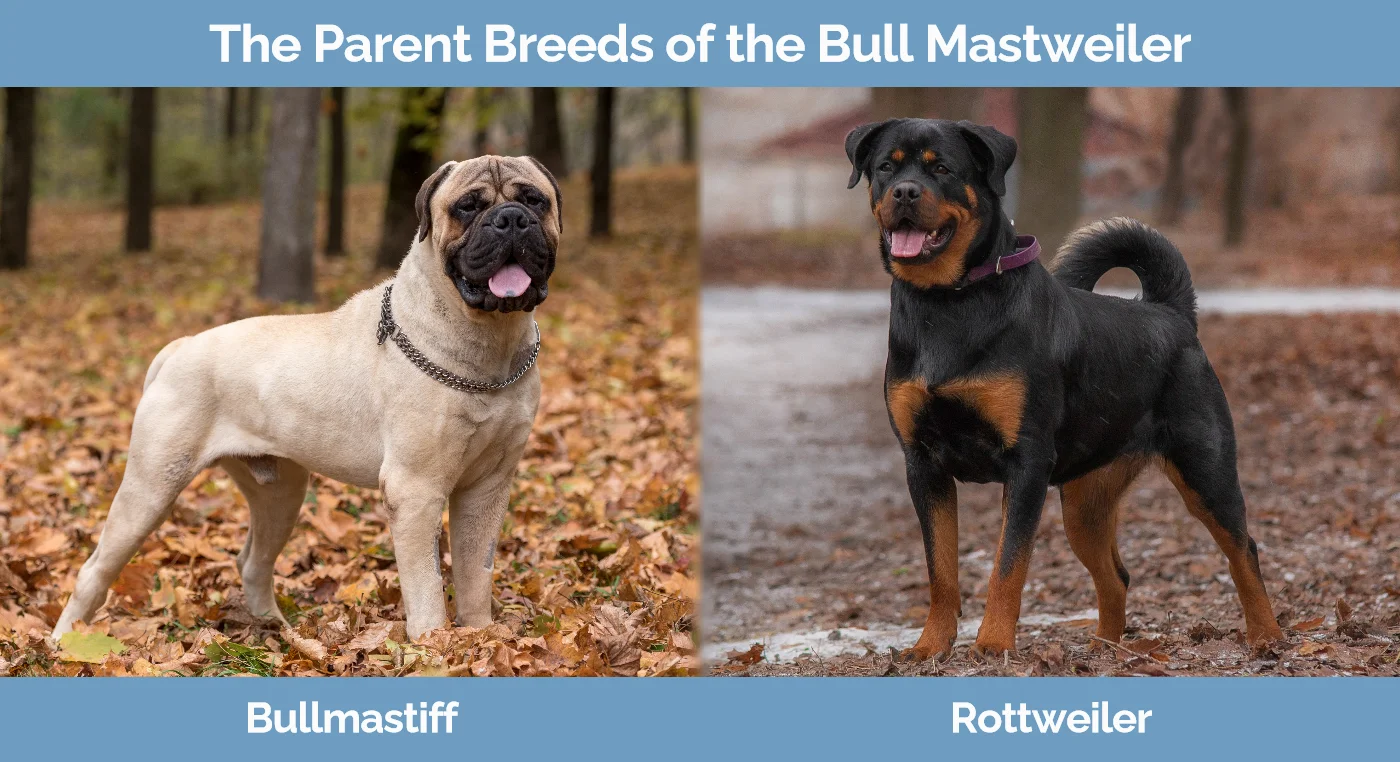 The parent breeds of the Bull Mastweiler