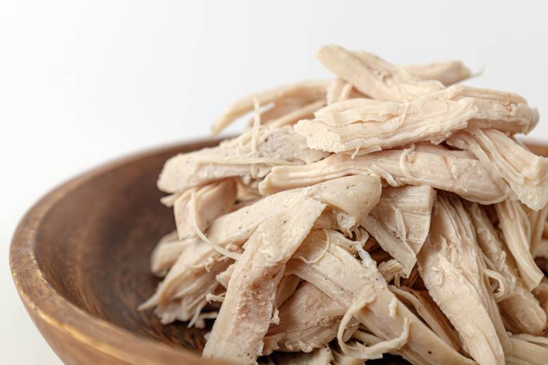 chicken breast on a white background