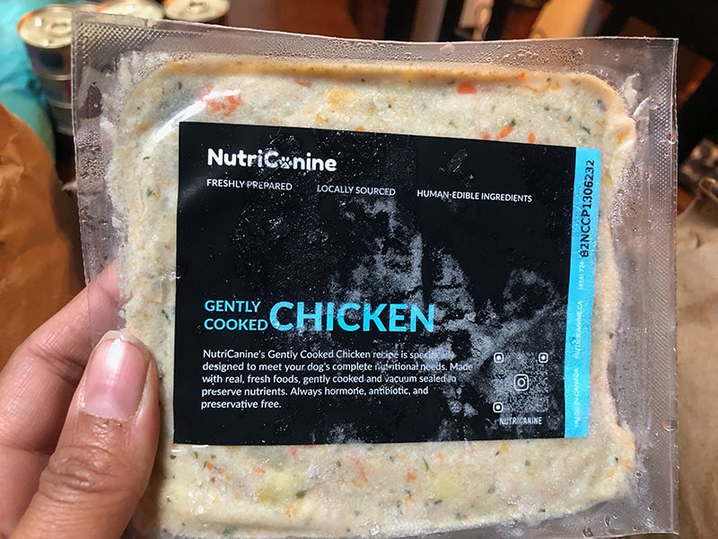 nutricanine chicken recipe packet