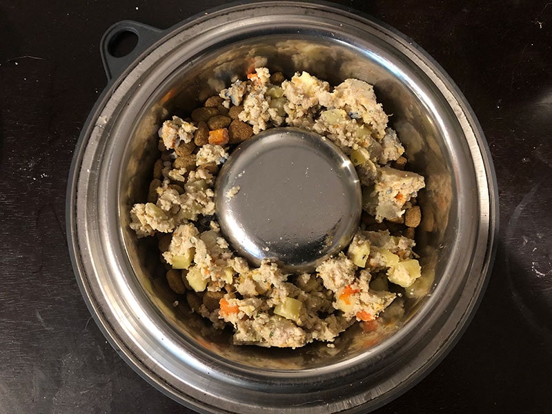 nutricanine chicken recipe with dry kibble