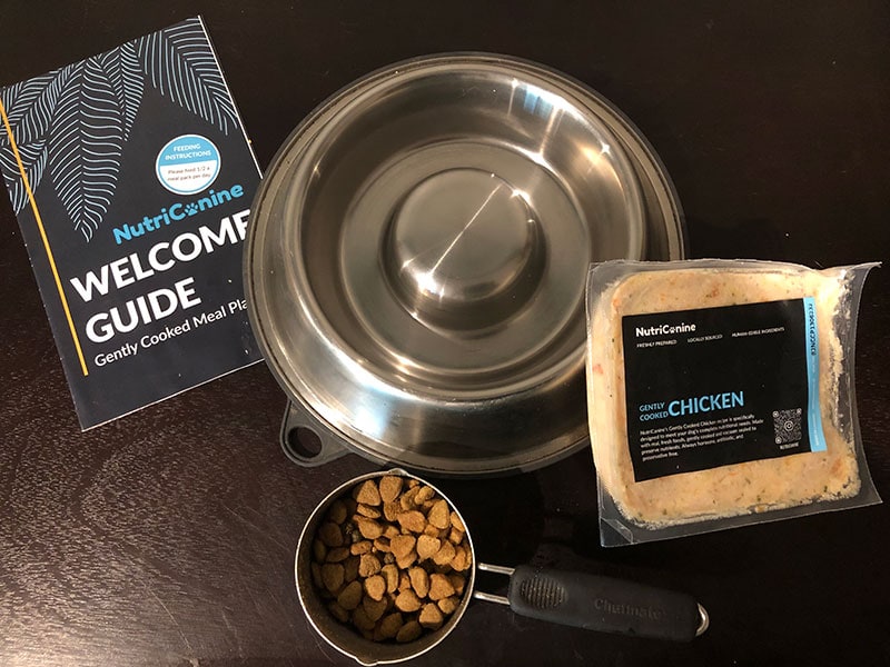nutricanine meal setup