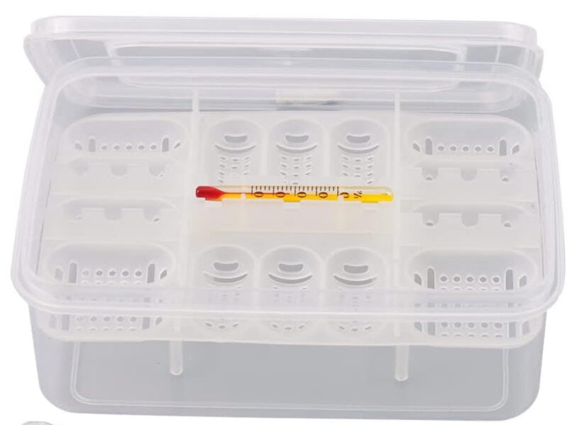 NEWCOMDIGI 16 Grids Reptile Eggs Incubator Tray