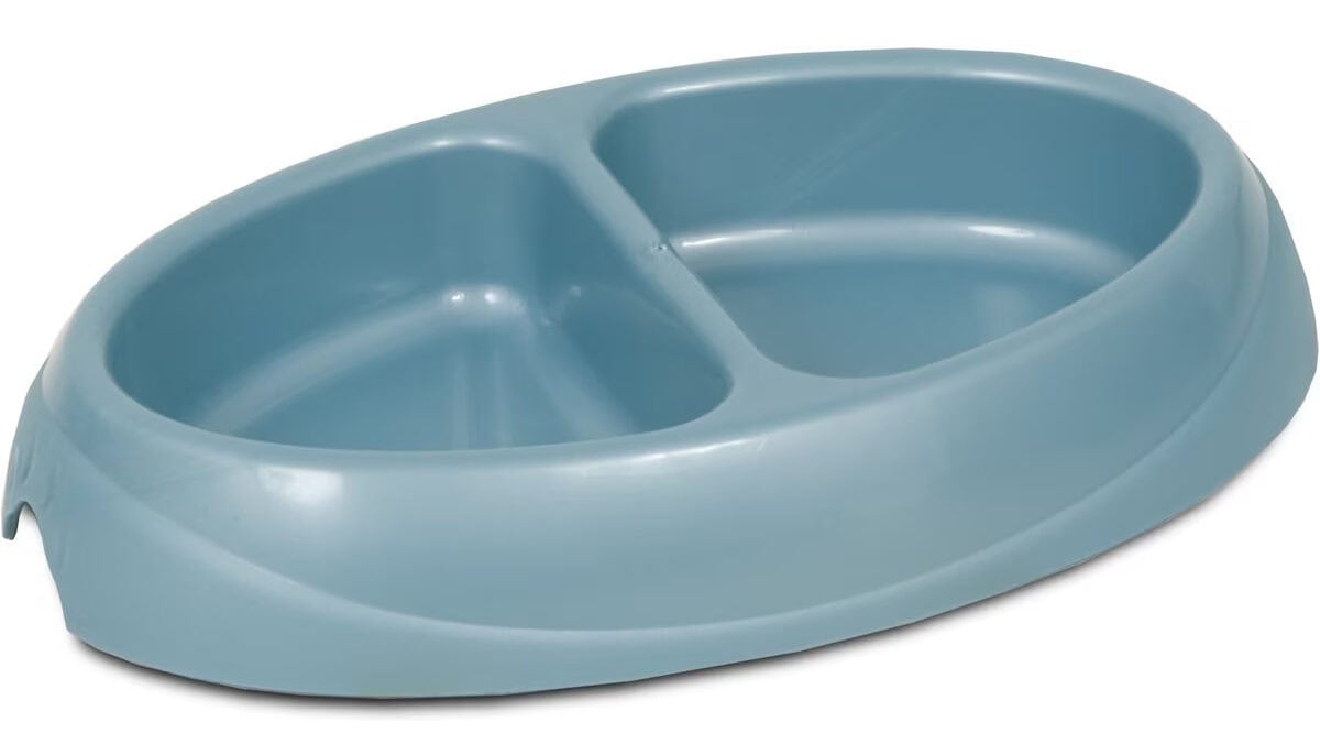 Petmate Double Diner Plastic Dish