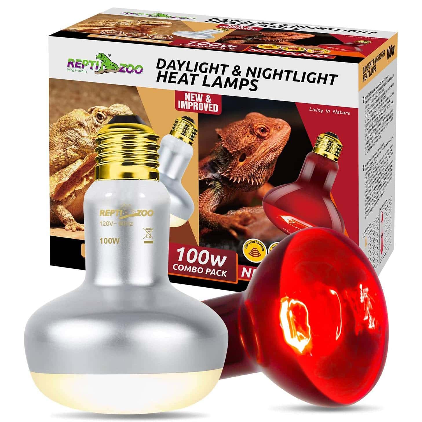 REPTI ZOO 100W Heat Lamp