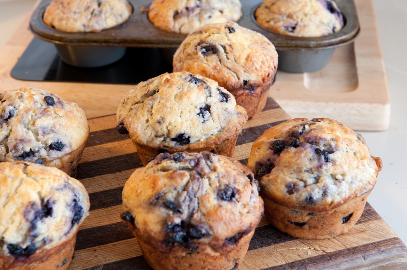 blueberry muffins