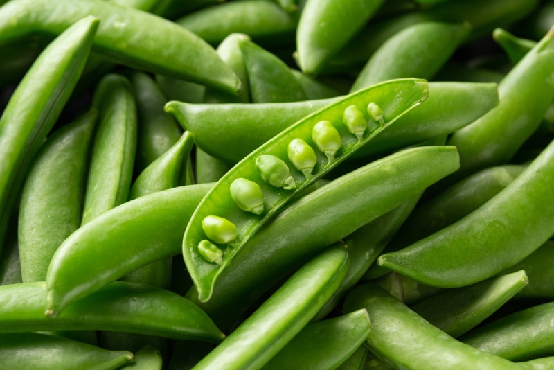 organic sugar snap peas