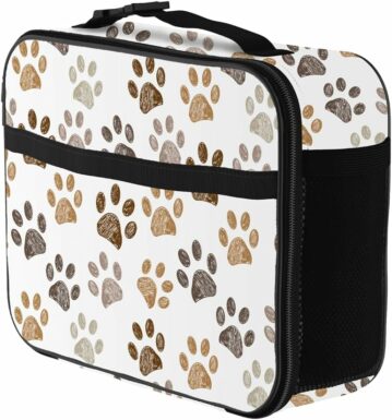Paw Print Lunch Bag Reusable