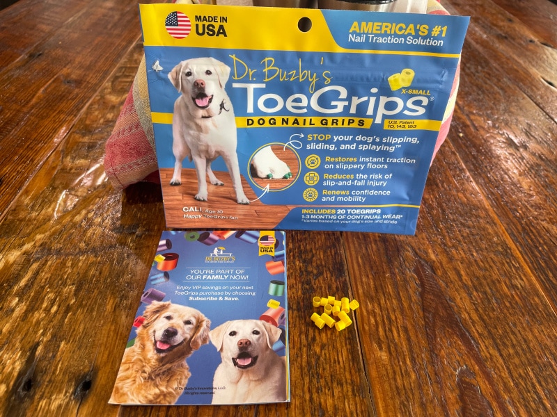 dr. buzby's toegrips contents