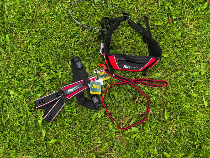 julius k9 speed harness, belt pack and leash