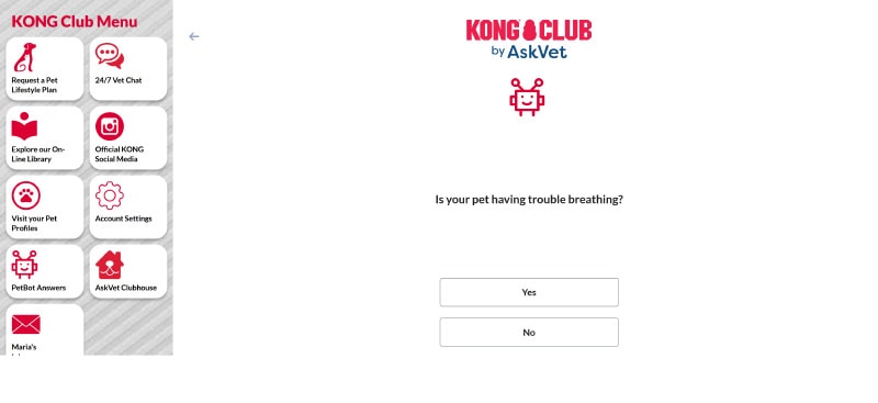kong club petbot question