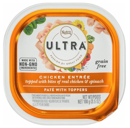 Chicken Entree With Bites of Chicken and Spinach