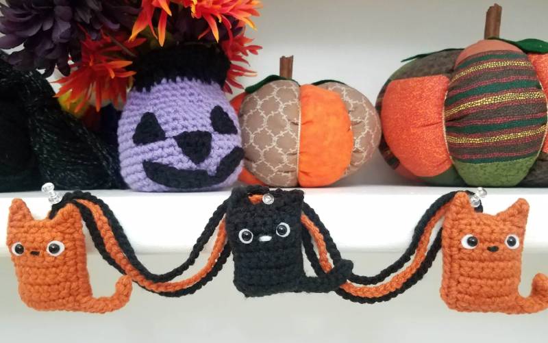 DIY Halloween Decor – Kitty Bean Pattern