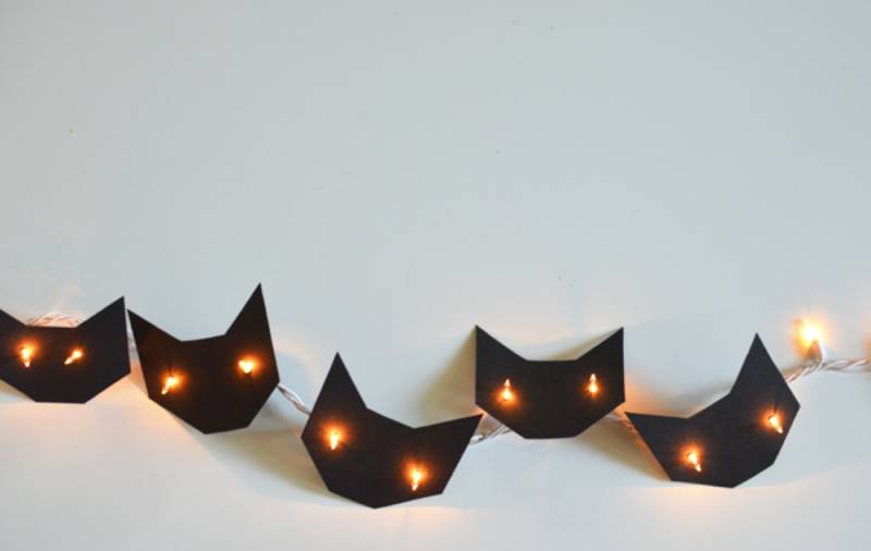 DIY black cats and friendly ghosts
