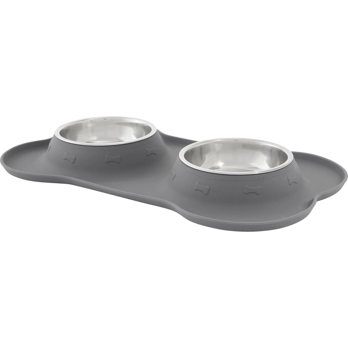 Frisco Silicone Stainless Steel Double Diner Dog