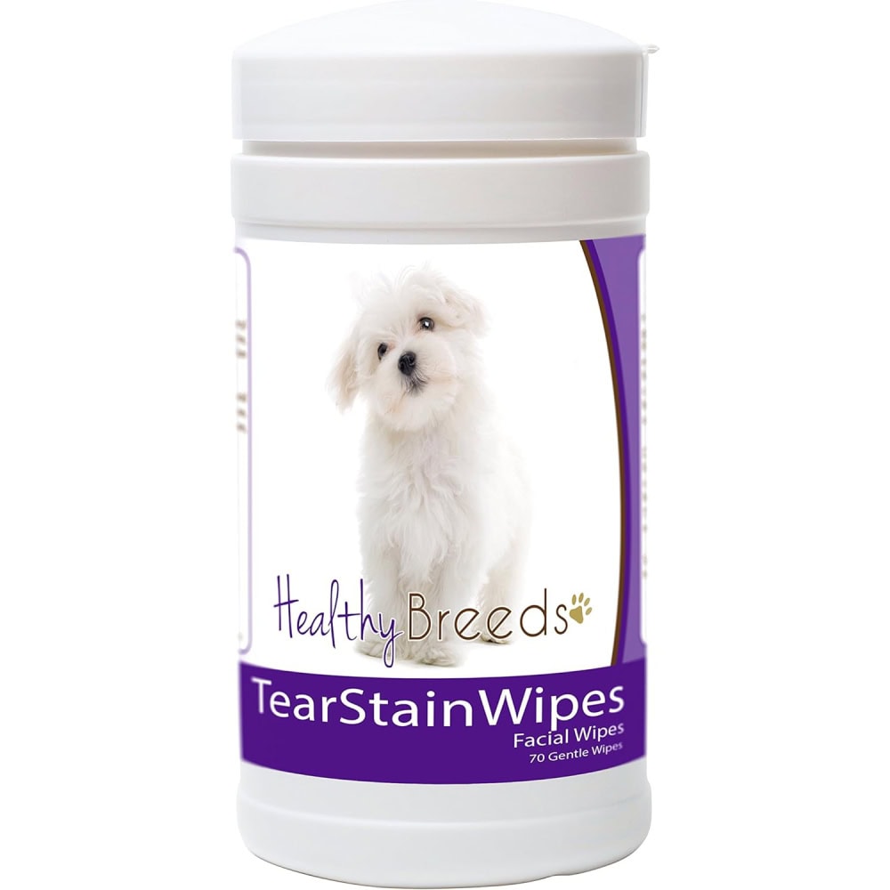 Healthy Breeds Maltese Tear Stain Dog Wipes