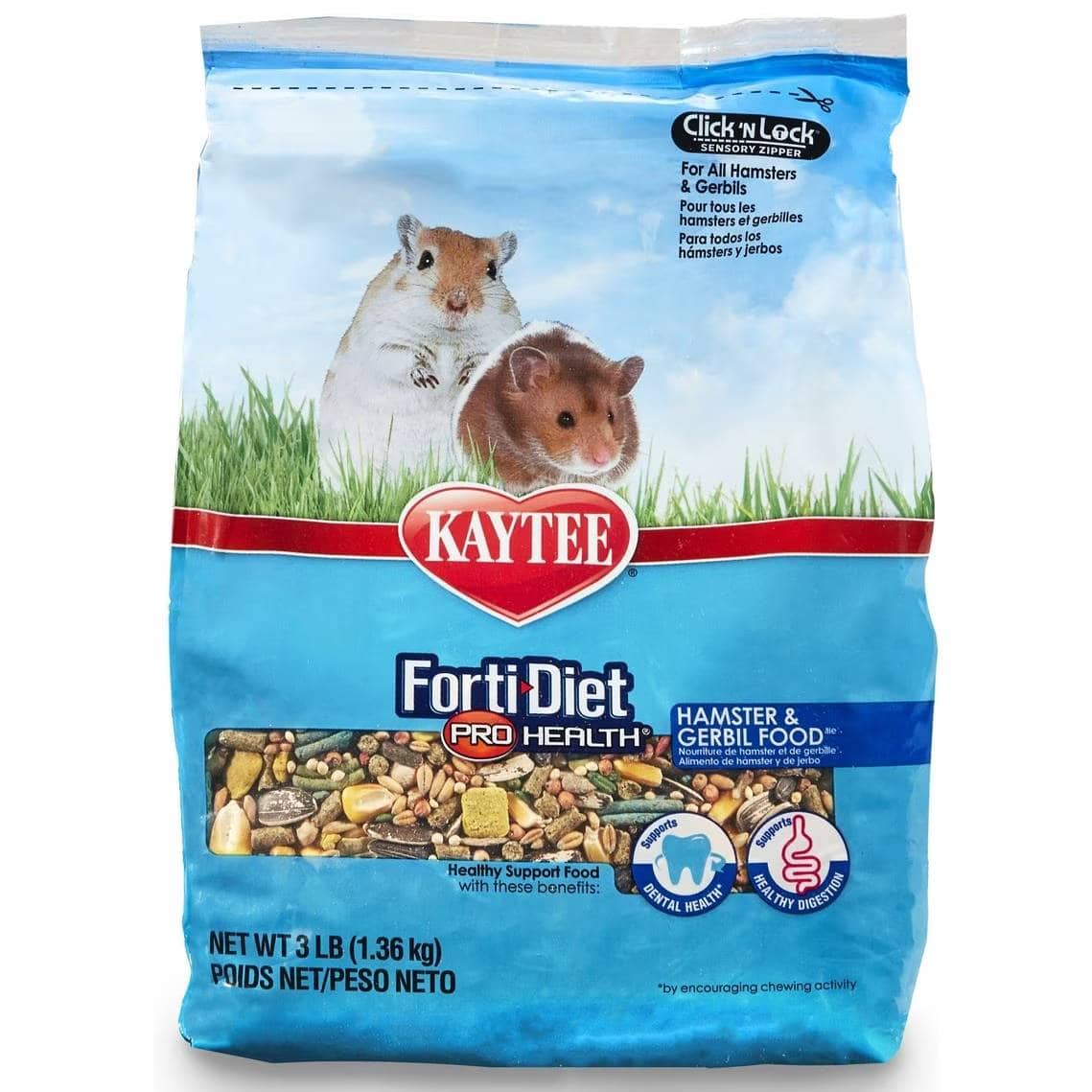 Kaytee Forti-Diet Pro Health Gerbil & Hamster Food