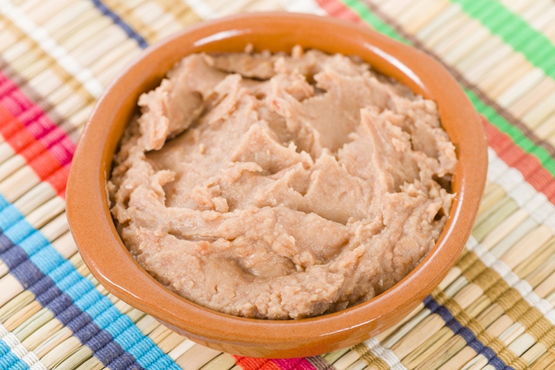 Mexican refried beans