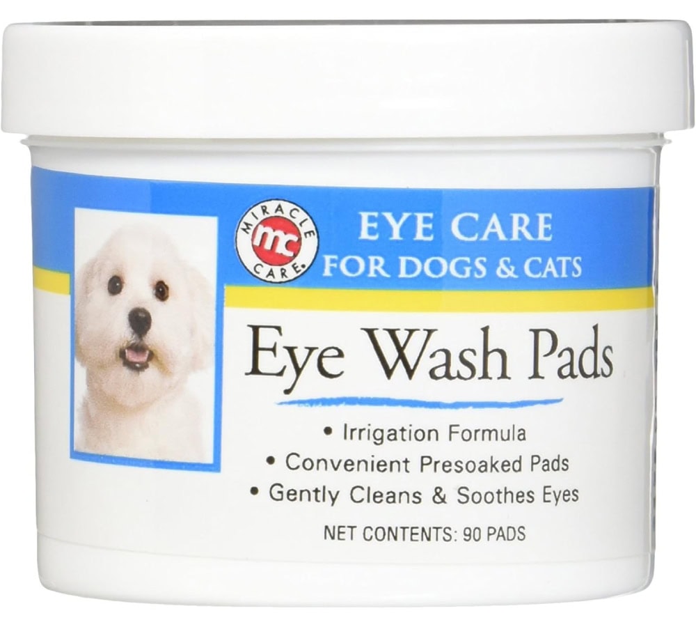 Miracle Care Sterile Eye Wash Pads for Dogs & Cats 