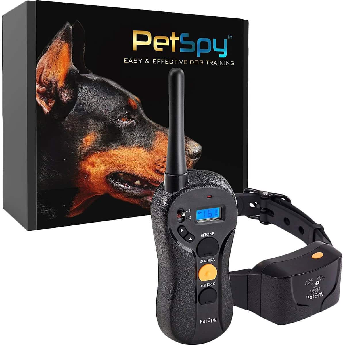 PetSpy P620 2000-ft Easy & Effective Adjustable Waterproof Remote Dog 