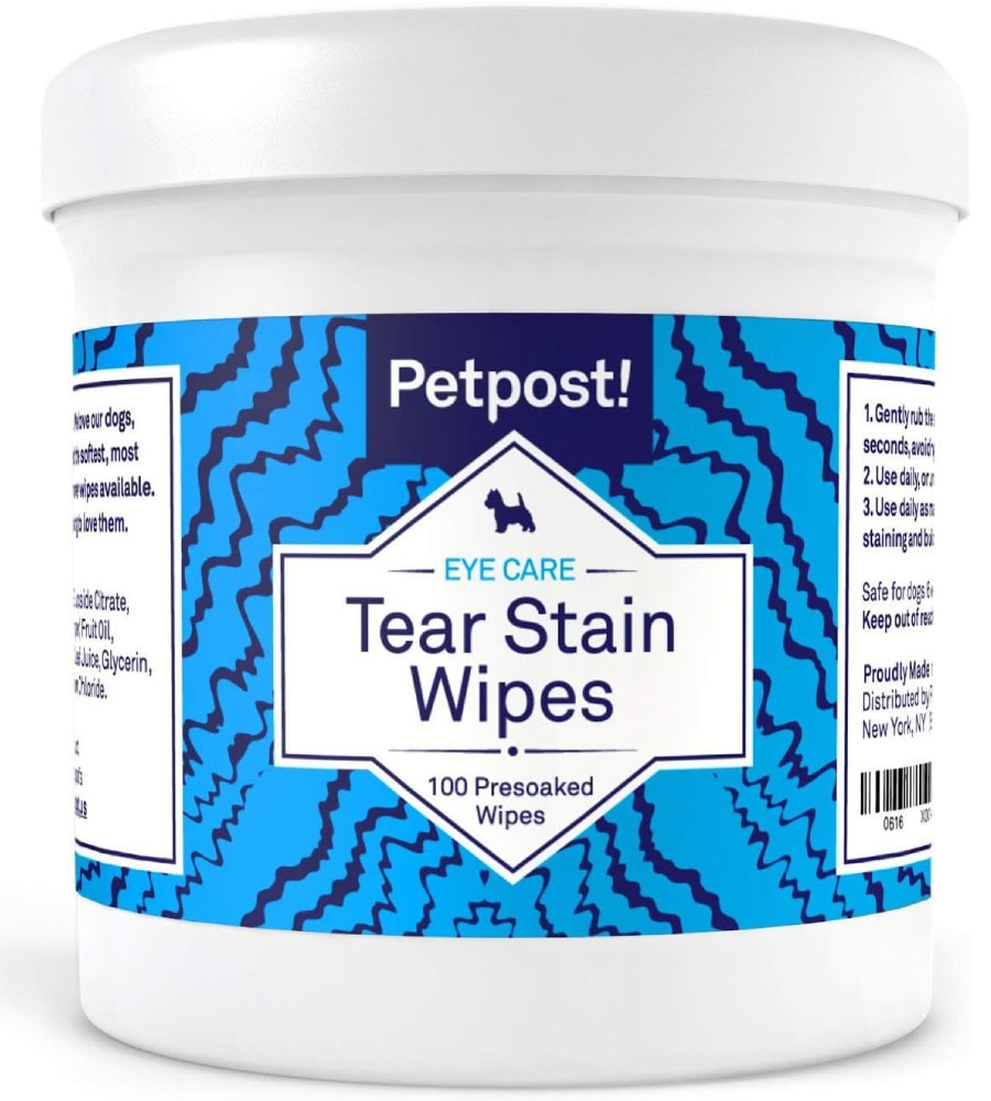 Petpost Tear Stain Remover Wipes 