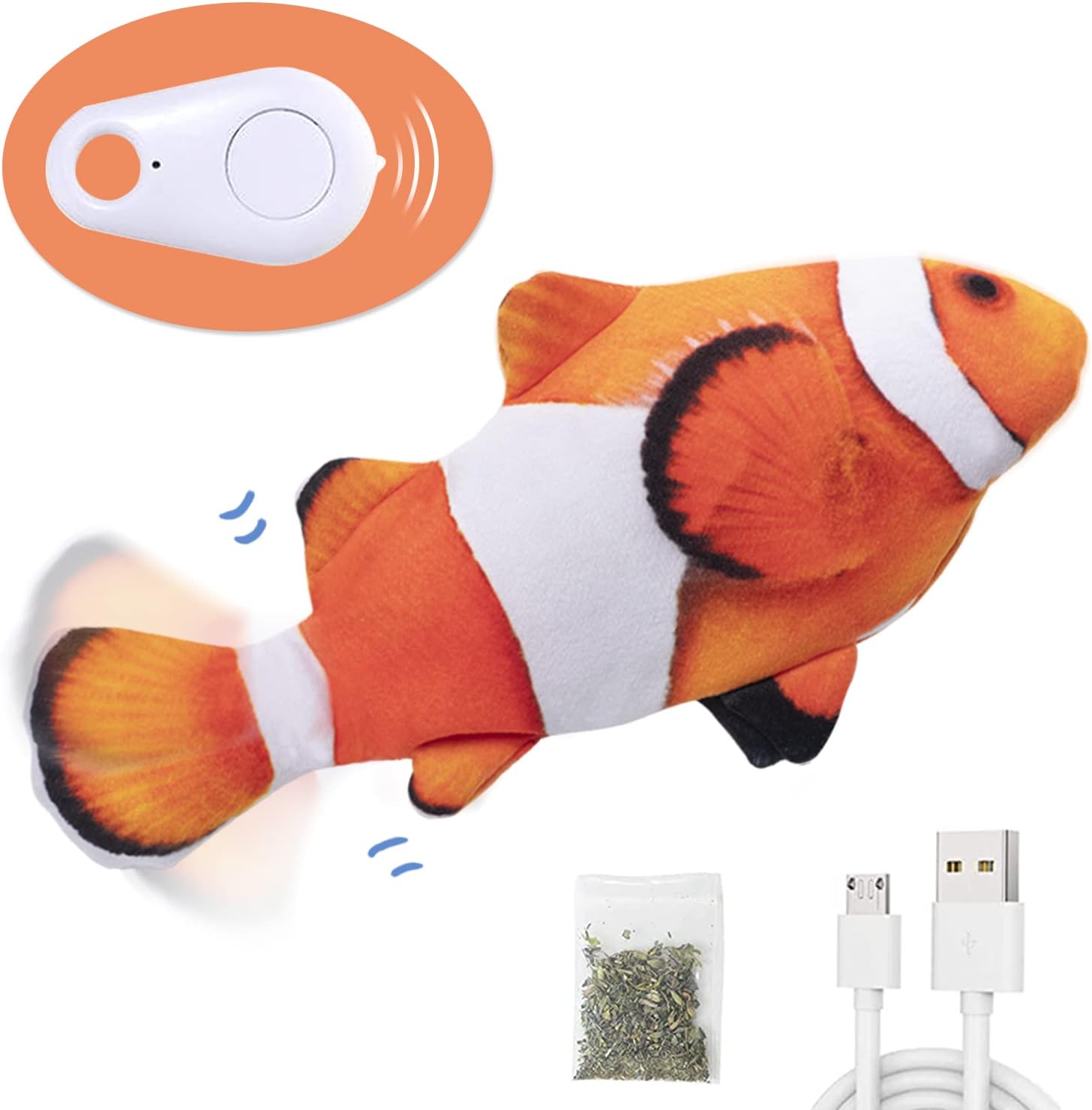 Potaroma Cat Toys Floppy Fish