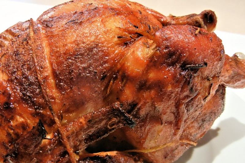 Rotisserie Chicken on a plate