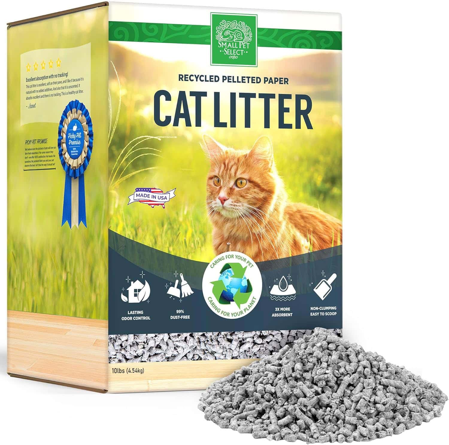 Small Pet Select-Recycled Pelleted Paper Cat Litter