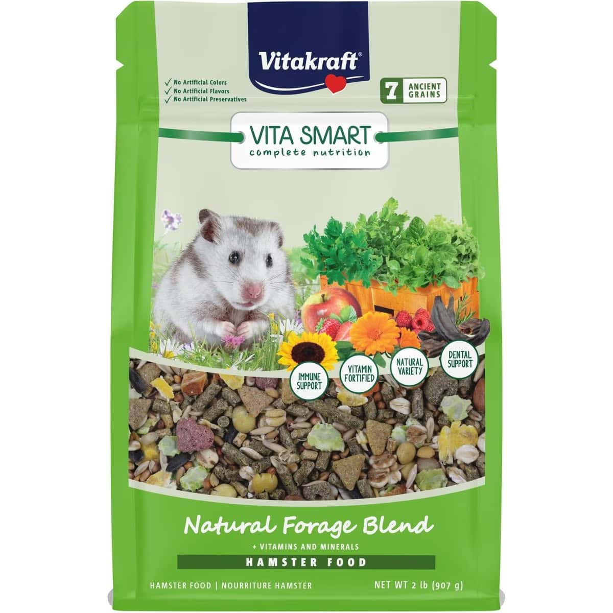 Vitakraft Vita Smart Complete Nutrition Premium Fortified Blend With Added Vitamins Hamster Food