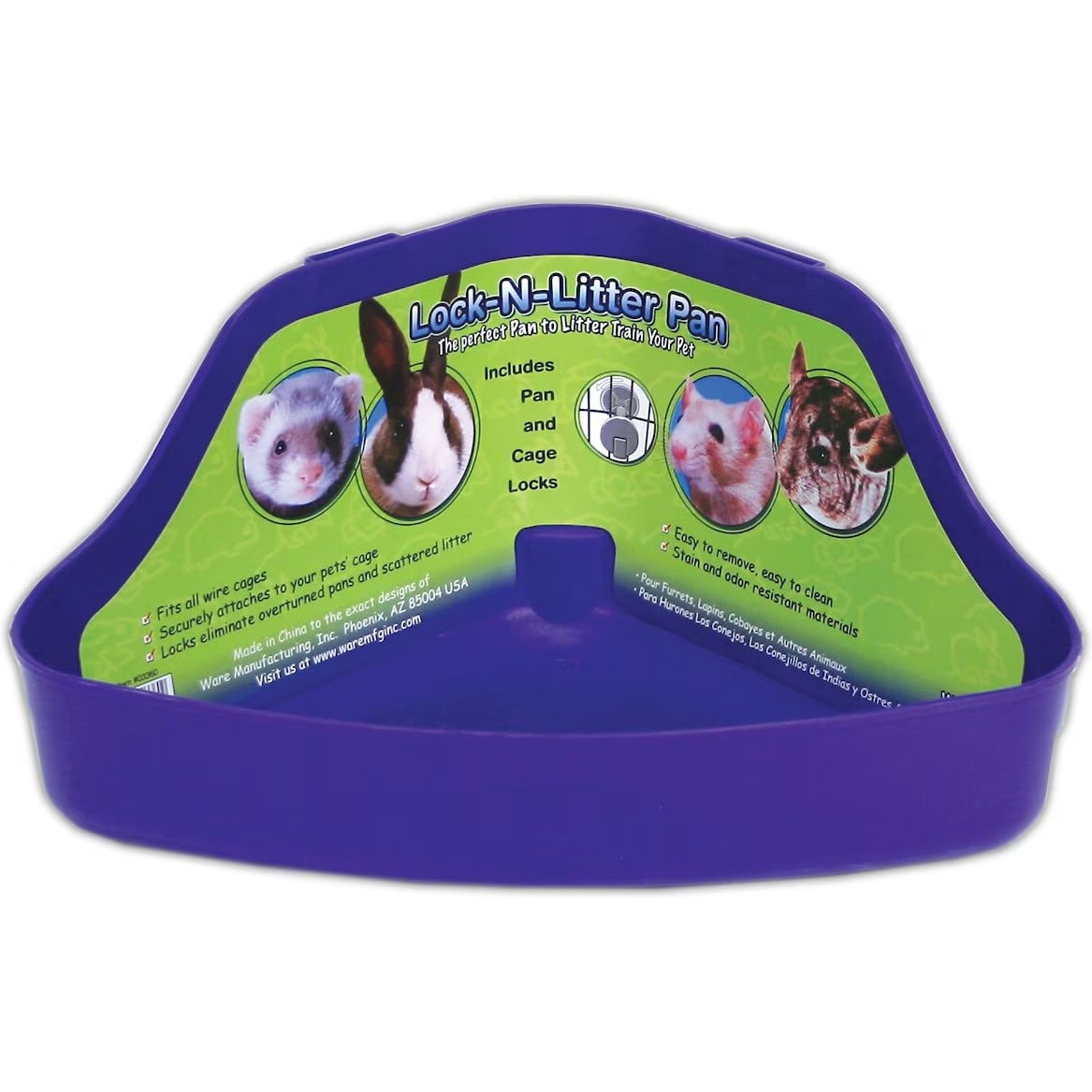 Ware Lock-N-Litter Small Animal Litter Pan