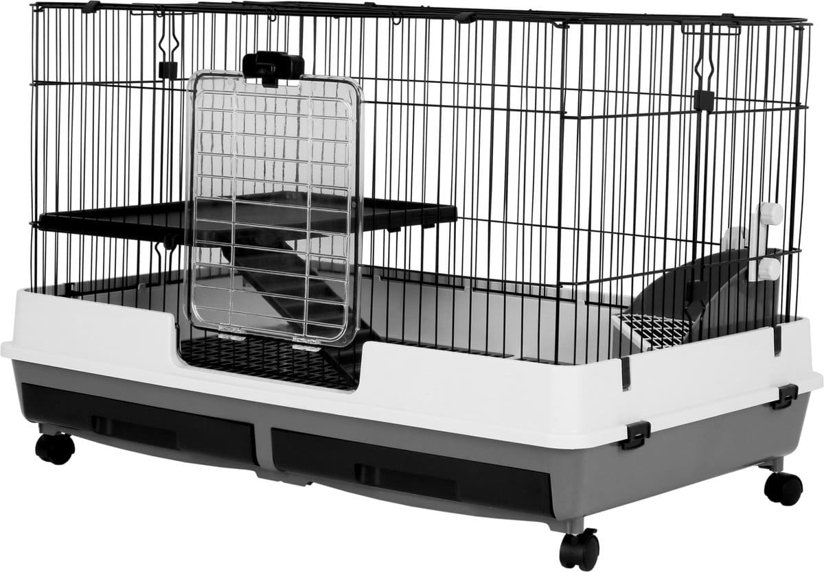 A&E Cage Company 26-in Deluxe 2-Tier Small Animal Cage