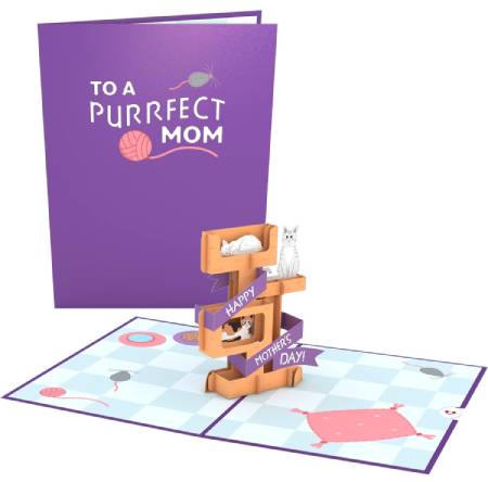Lovepop Purrfect Mom Pop-Up Card
