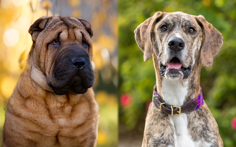 Parent breeds of the Shar Pei Great Dane Mix