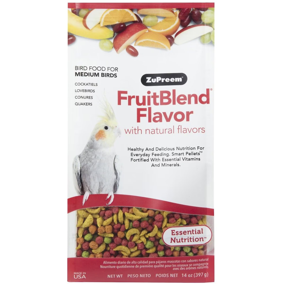 ZuPreem FruitBlend Bird Food