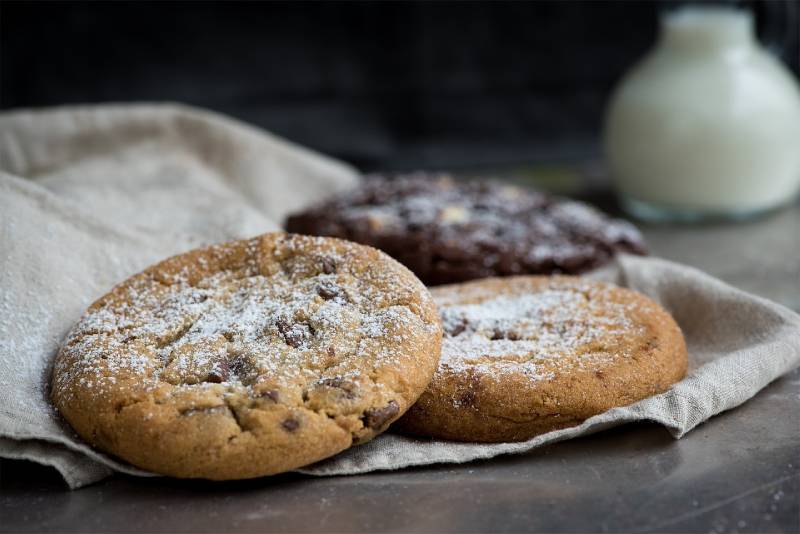 freshly baked cookies