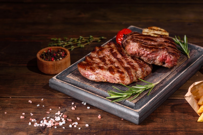 meat dish with spices and herbs
