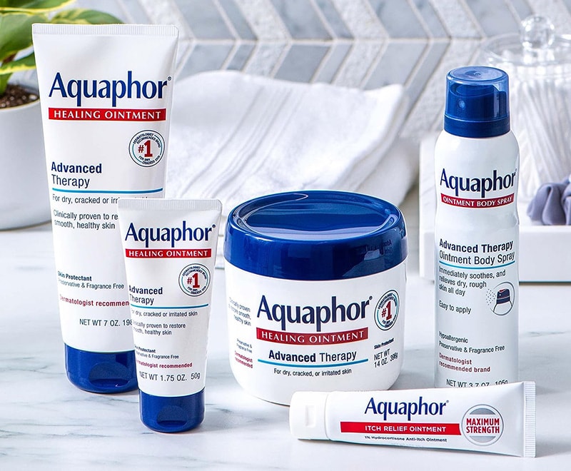 Aquaphor healing ointment variety
