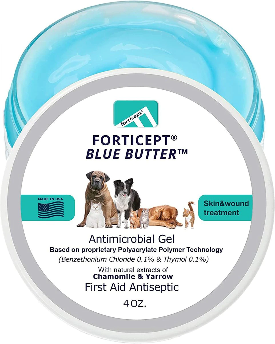 Forticept Blue Butter Antimicrobial Gel for Dogs & Cats